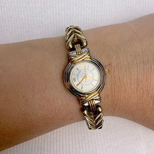 Carolina Herrera Vintage Watch in Gold and Stainless Steel - small